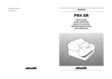 Olivetti PR4 SR Manuale del proprietario
