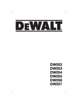 DeWalt DW054 Manuale utente