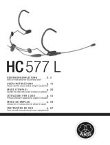 AKG HC 577 L Manuale del proprietario