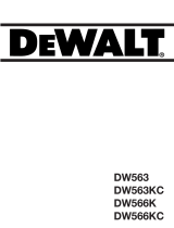 DeWalt DW566KC Manuale utente