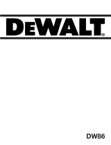 DeWalt DW86 Manuale del proprietario