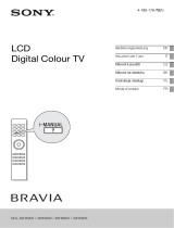 Sony Bravia KDL-40HX805 Manuale del proprietario