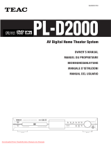 TEAC PL-D2000 Manuale del proprietario