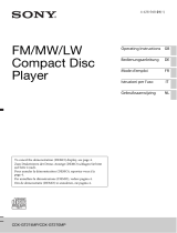 Sony CDX-GT274MP Manuale del proprietario