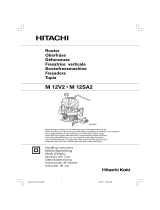Hitachi M 12 V 2 Manuale del proprietario