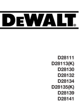 DeWalt d28135k Manuale del proprietario