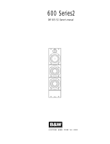 Bowers & Wilkins 600 Series2 Manuale utente
