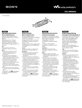 Sony CKL-NWS630 Manuale del proprietario