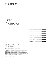 Sony VPL-DX145 Manuale del proprietario