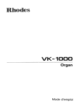 Roland VK-1000 Manuale del proprietario