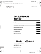 Sony ST-SDE700 Manuale del proprietario