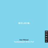 Belkin TUNECOMMANDTM AV POUR IPOD #F8Z065EA Manuale del proprietario