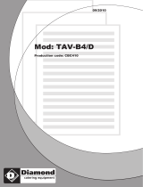 Diamond TAV-B4/D Manuale utente