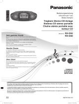 Panasonic RXD55EG Manuale del proprietario