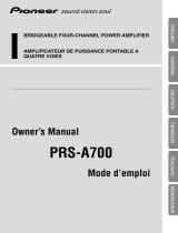 Pioneer PRS-A700 Manuale utente