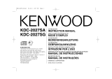 Kenwood KDC-2027SG Manuale utente