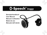 B-Speech Joggy Manuale utente