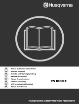 Husqvarna TS 1000 F Manuale del proprietario