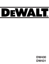 DeWalt dw 431 Manuale del proprietario