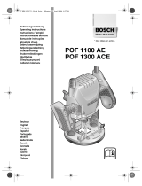 Bosch POF1100AE Manuale del proprietario