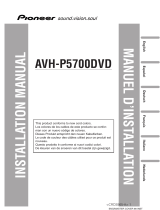 Pioneer AVH-P5700DVD Guida d'installazione