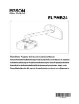 Epson ELPMB24 Wall Mount for the PowerLite 410W Manuale utente