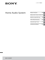 Sony MHC-EC619iP Manuale del proprietario