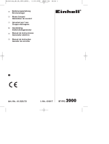 EINHELL BT-PG 2000 Manuale del proprietario