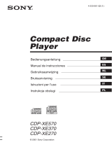 Sony cdp xe270 s Manuale del proprietario