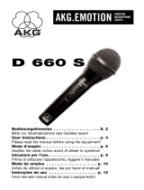 AKG D 660 S Manuale del proprietario