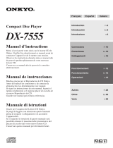 ONKYO DX-7555 Manuale del proprietario