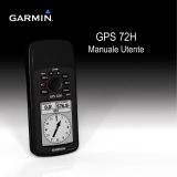 Garmin GPS72H Manuale utente