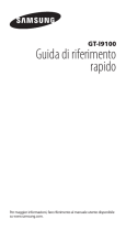 Samsung GT-I9100 Guida Rapida