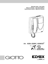 Elvox Giotto 6329 Manuale utente