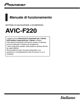 Pioneer AVIC-F220 Manuale utente