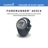 Garmin Forerunner 405CX Manuale del proprietario