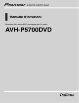 Pioneer AVH-P5700DVD Manuale utente