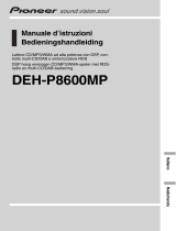 Pioneer DEH-P8600MP Manuale utente