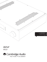 Cambridge Audio Azur 851D Manuale utente