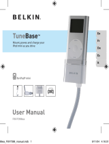 Belkin TUNEBASE POUR IPOD MINI #F8V7098EA Manuale del proprietario