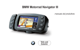 Garmin BMW Motorrad Navigator III Manuale del proprietario