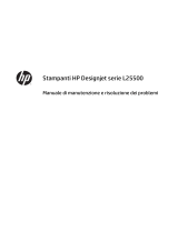 HP DesignJet L25500 Printer series Manuale utente