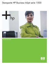 HP BUSINESS INKJET 1000 PRINTER Manuale del proprietario