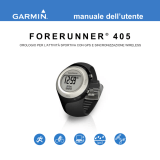 Garmin Forerunner 405M w/USB,GPS System,ENG, Clm Manuale utente