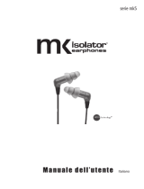 Etymotic mk5 Isolator Earphones Manuale utente