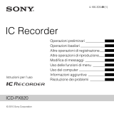 Sony ICD-PX820 Istruzioni per l'uso