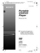 Sony DVP-FX850 Istruzioni per l'uso