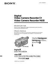 Sony DCR-TRV140E Istruzioni per l'uso
