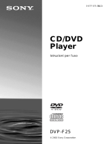 Sony DVPF25 Manuale del proprietario