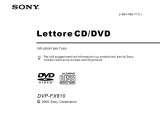 Sony DVP-FX810 Istruzioni per l'uso